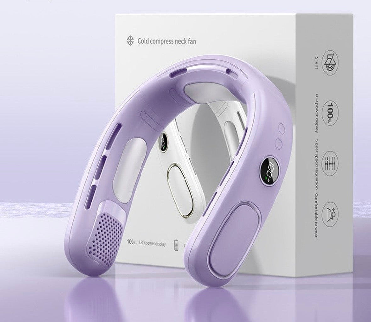 VentoPro Air – Ventilateur Tour de Cou Thermoélectrique Sans Lames | BreezeGo
